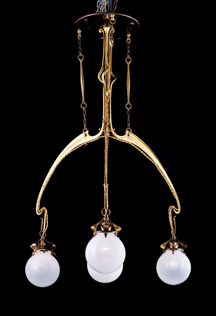 FOUR-BULB CHANDELIER